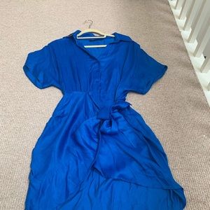 Zara dress, Royal blue. light and comfortable